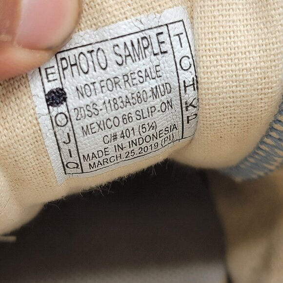 Onitsuka Tiger Mexico 66 Slip On Paraty Mens 5.5 Photo Sample Sneaker Shoes - Picture 7 of 13